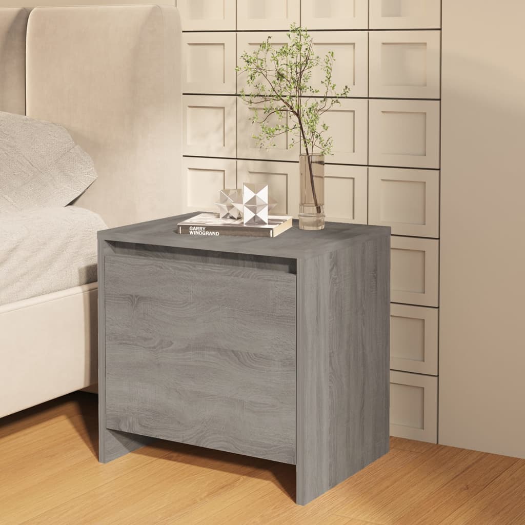 Bedside Cabinets 2 pcs Grey Sonoma 45x34x44.5 cm Engineered Wood