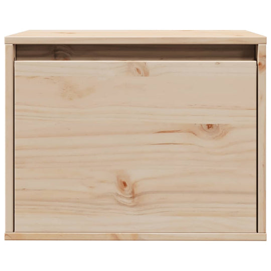 Wall Cabinet 45x30x35 cm Solid Wood Pine