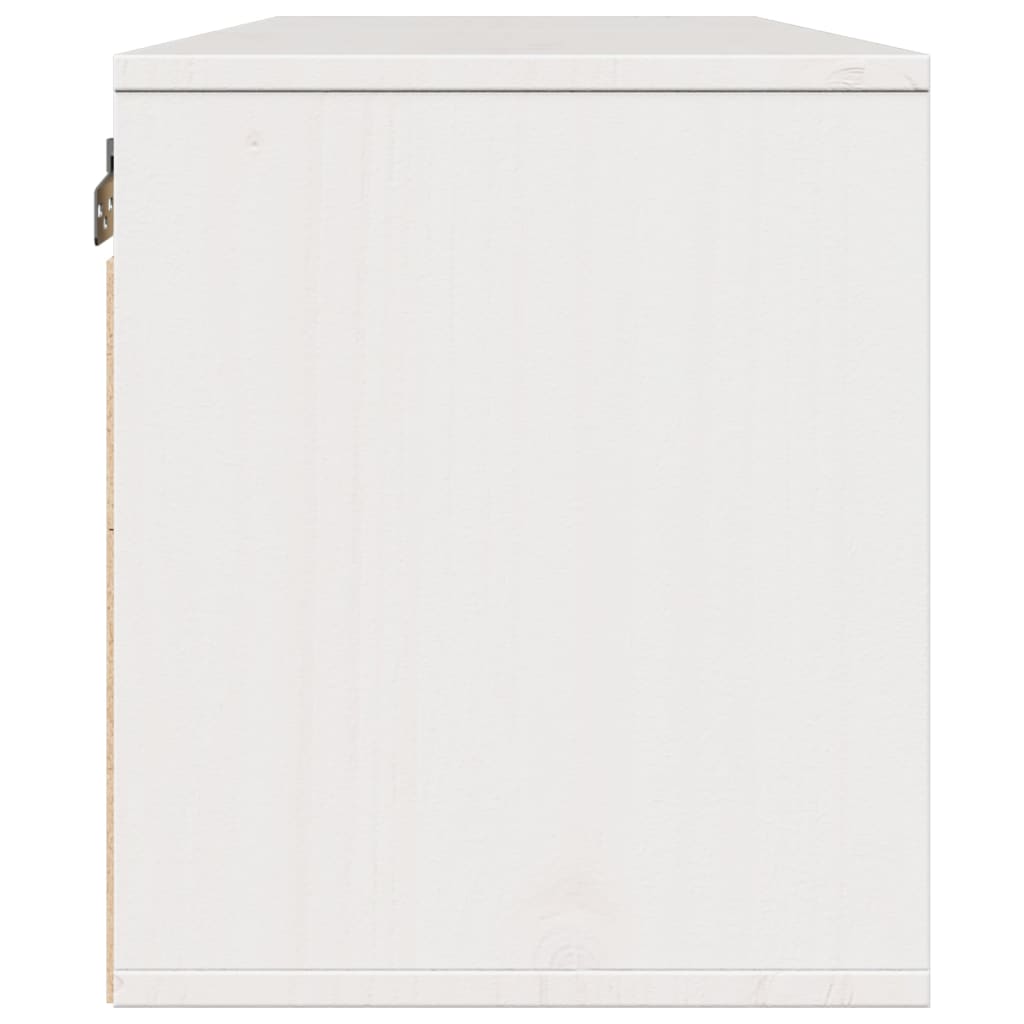 Wall Cabinets 2 pcs White 45x30x35 cm Solid Wood Pine