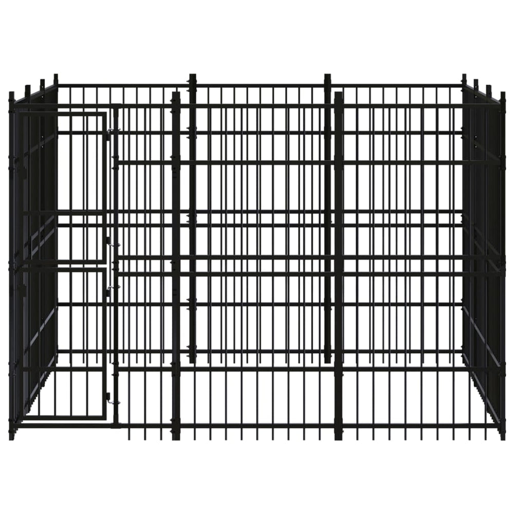 Animal & Pet Supplies, Animal & Pet Supplies > Pet Supplies > Dog Supplies > Dog Kennels & Runs, Black, Dog Kennels & Runs, Dog Supplies, parcel, Pet Supplies, vidaXLOutdoor Dog Kennel Steel 8.29 M² - Premium Dog Kennels & Runs from vidaXL ! Shop Online Buy Now at S & D's Value Store Family Business Best Customer ServiceAnimal & Pet Supplies, Animal & Pet Supplies > Pet Supplies > Dog Supplies > Dog Kennels & Runs, Black, Dog Kennels & Runs, Dog Supplies, parcel, Pet Supplies, vidaXL