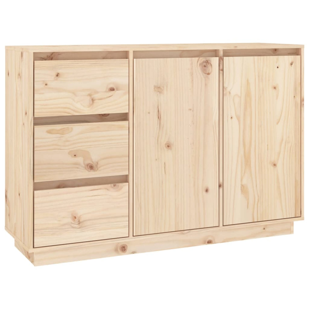 Sideboard 111X34X75 Cm Solid Wood Pine