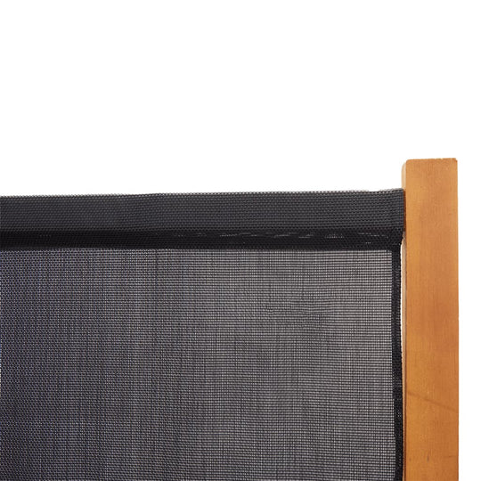 6-Panel Room Divider Black 420x180 cm