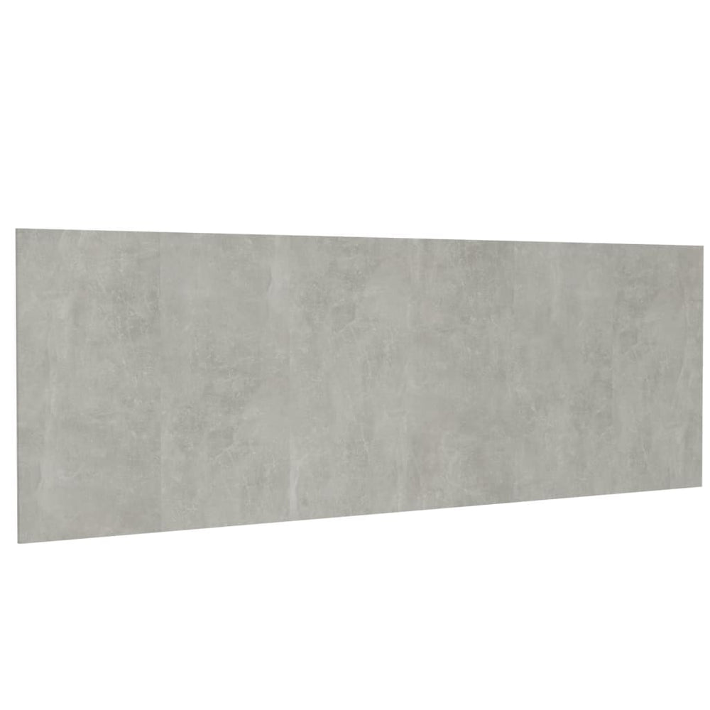 Wall Headboard Concrete Grey 240 cm Engineered Wood