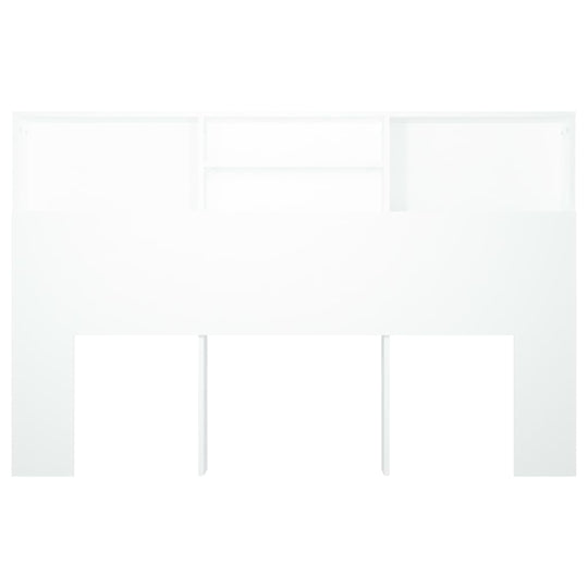 Headboard Cabinet White 160 cm