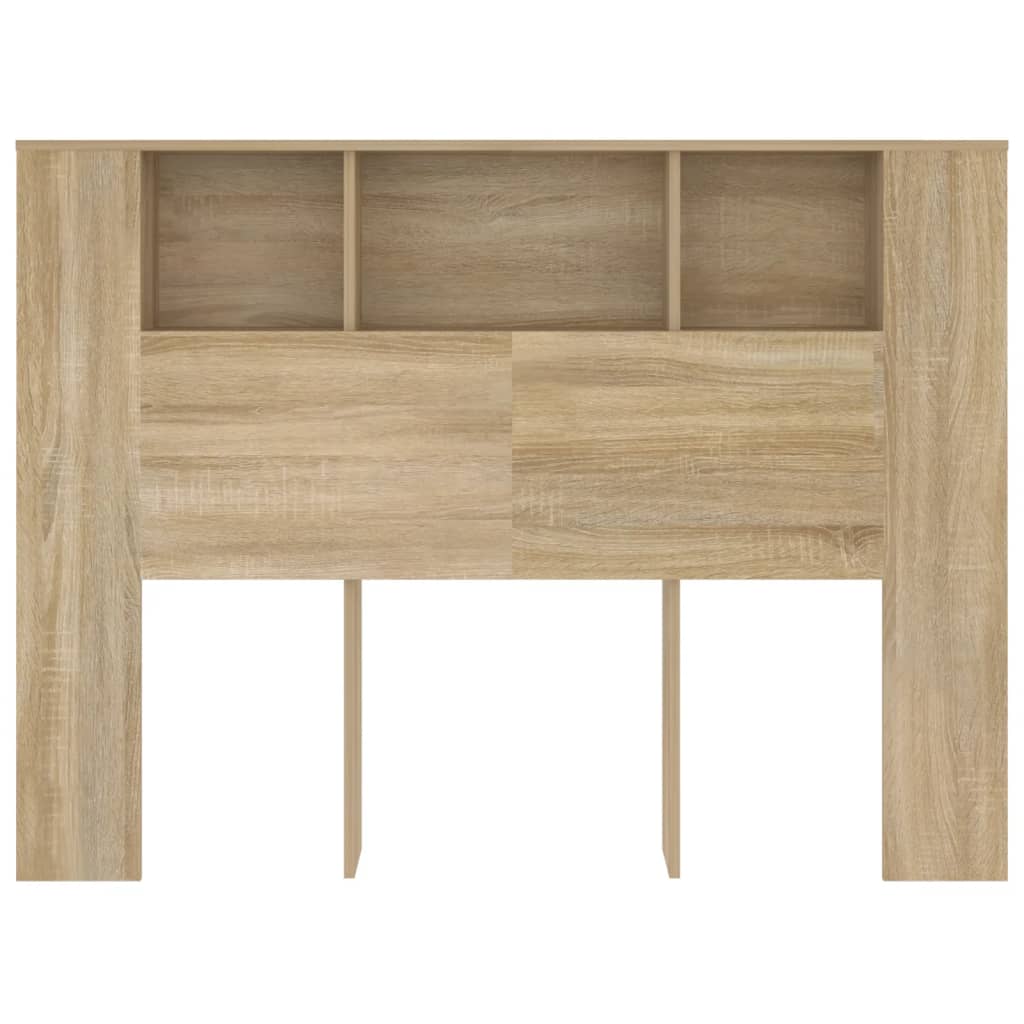 Headboard Cabinet Sonoma Oak 140 cm