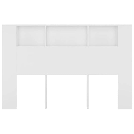 Headboard Cabinet White 160 cm