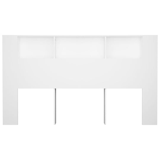 Headboard Cabinet White 180 cm