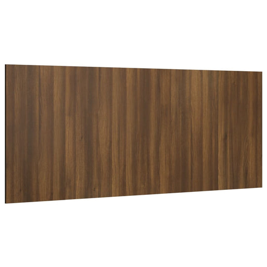 Bed Headboard Brown Oak 200 cm Engineered Wood