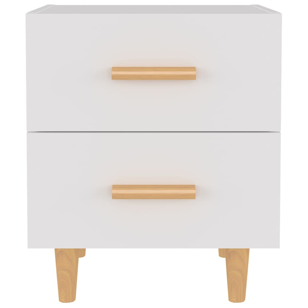 Bed Cabinets 2 pcs White 40x35x47.5 cm