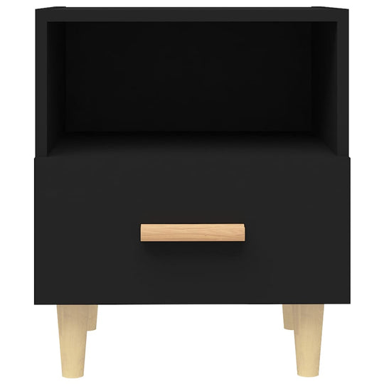 Bedside Cabinets 2 pcs Black 40x35x47 cm