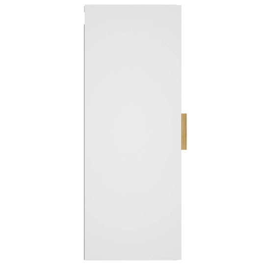 Wall Cabinet White 34.5x34x90 cm Engineered Wood