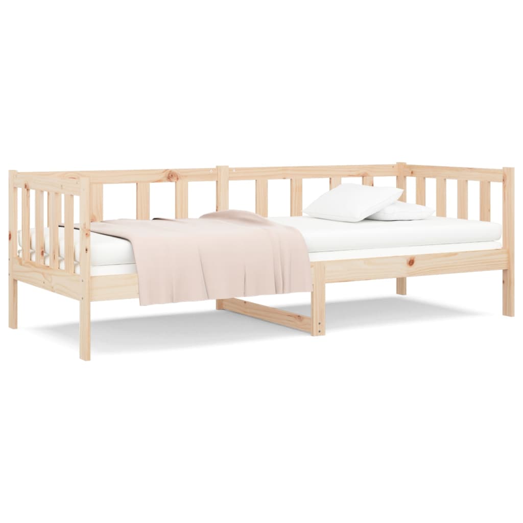 Day Bed without Mattress 90x190 cm Solid Wood Pine