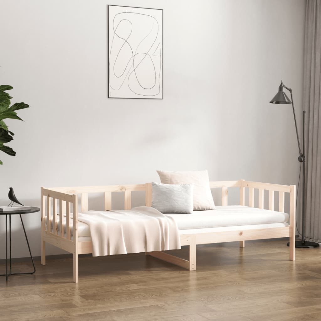 Day Bed without Mattress 90x190 cm Solid Wood Pine