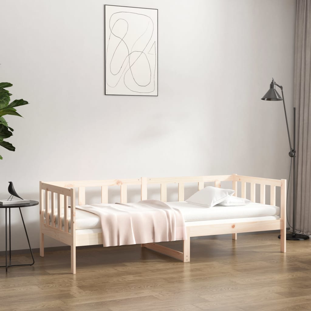 Day Bed without Mattress 90x190 cm Solid Wood Pine