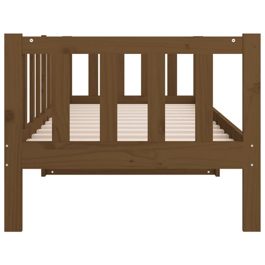 Day Bed without Mattress Honey Brown 90x190 cm Solid Wood Pine