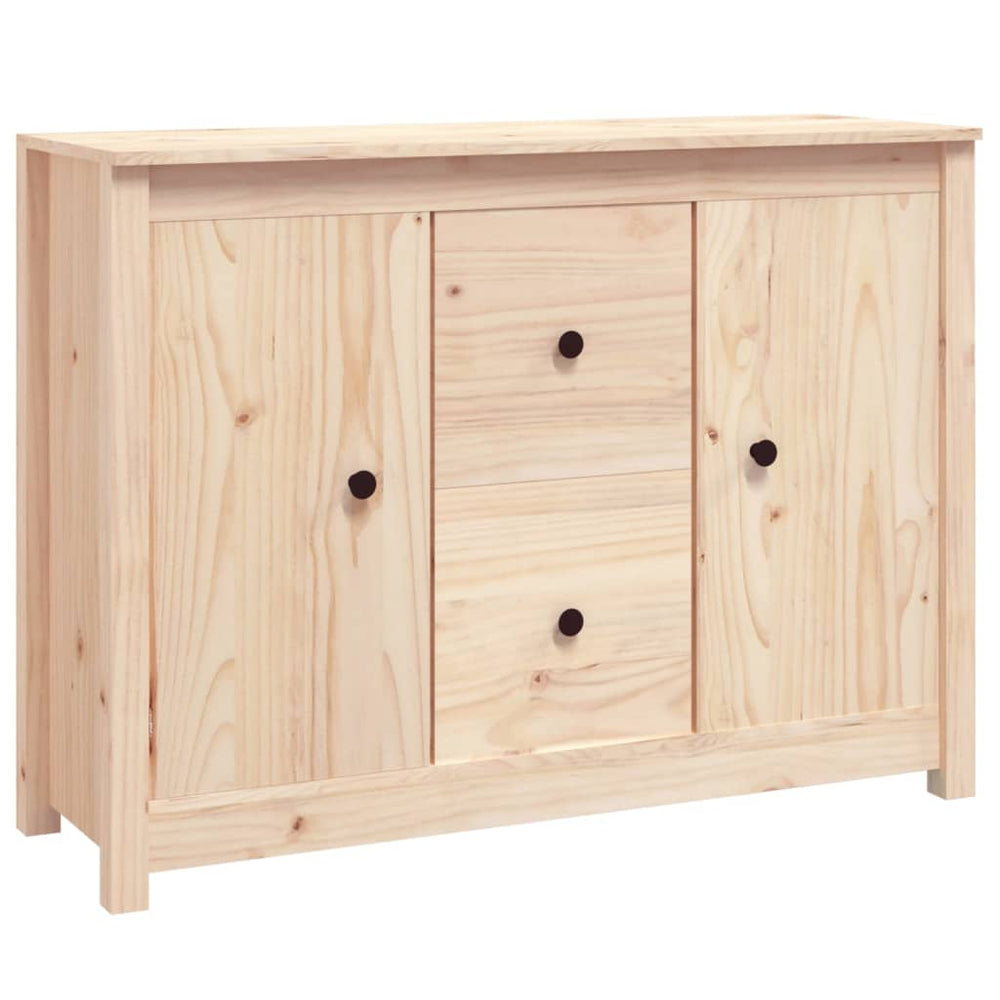 Sideboard 100X35X74 Cm Solid Wood Pine