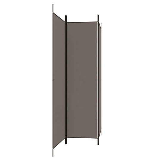 3-Panel Room Divider Anthracite 150x200 cm Fabric