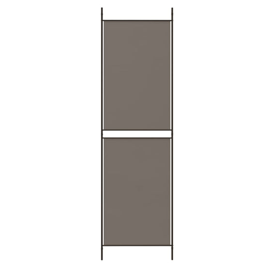 4-Panel Room Divider Anthracite 200x200 cm Fabric