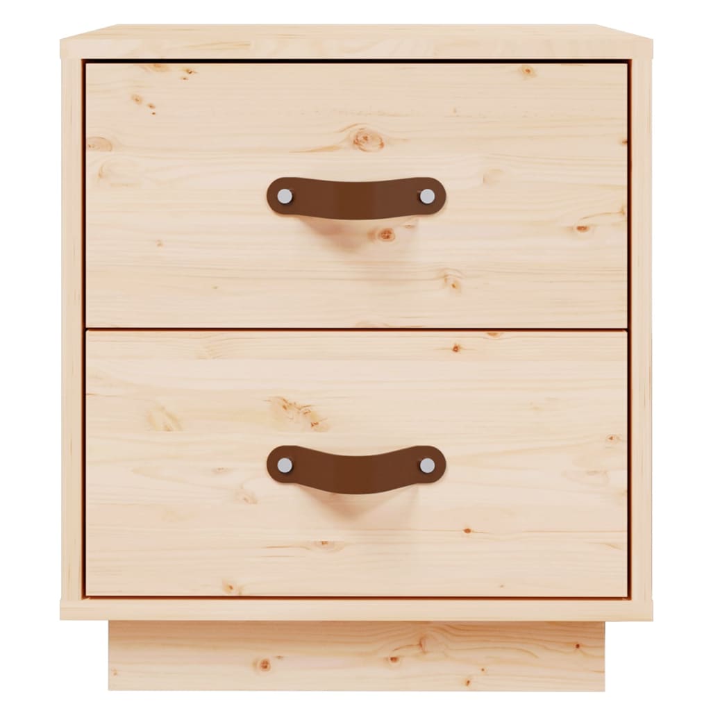 Bedside Cabinets 2 pcs 40x34x45 cm Solid Wood Pine