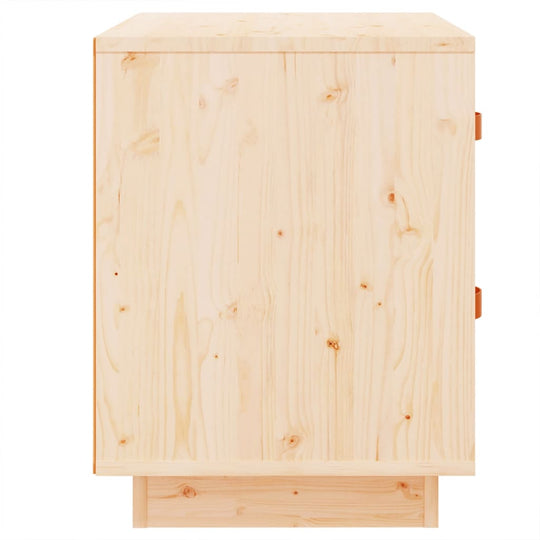 Bedside Cabinets 2 pcs 40x34x45 cm Solid Wood Pine