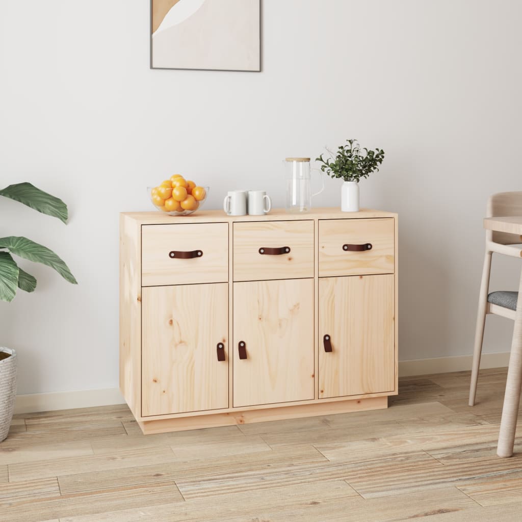 Sideboard 100X40X75 Cm Solid Wood Pine