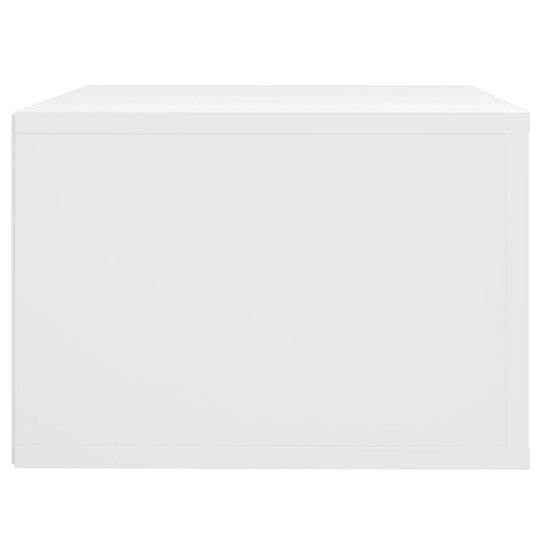 Wall-mounted Bedside Cabinet White 50x36x25 cm