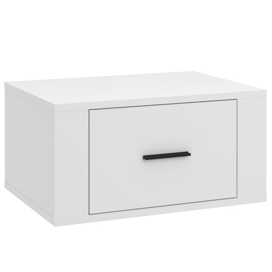 Wall-mounted Bedside Cabinets 2 pcs White 50x36x25 cm