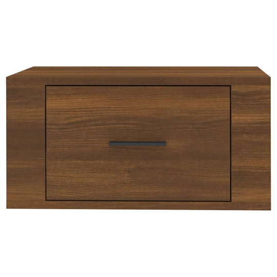 Wall-mounted Bedside Cabinets 2 pcs Brown Oak 50x36x25 cm