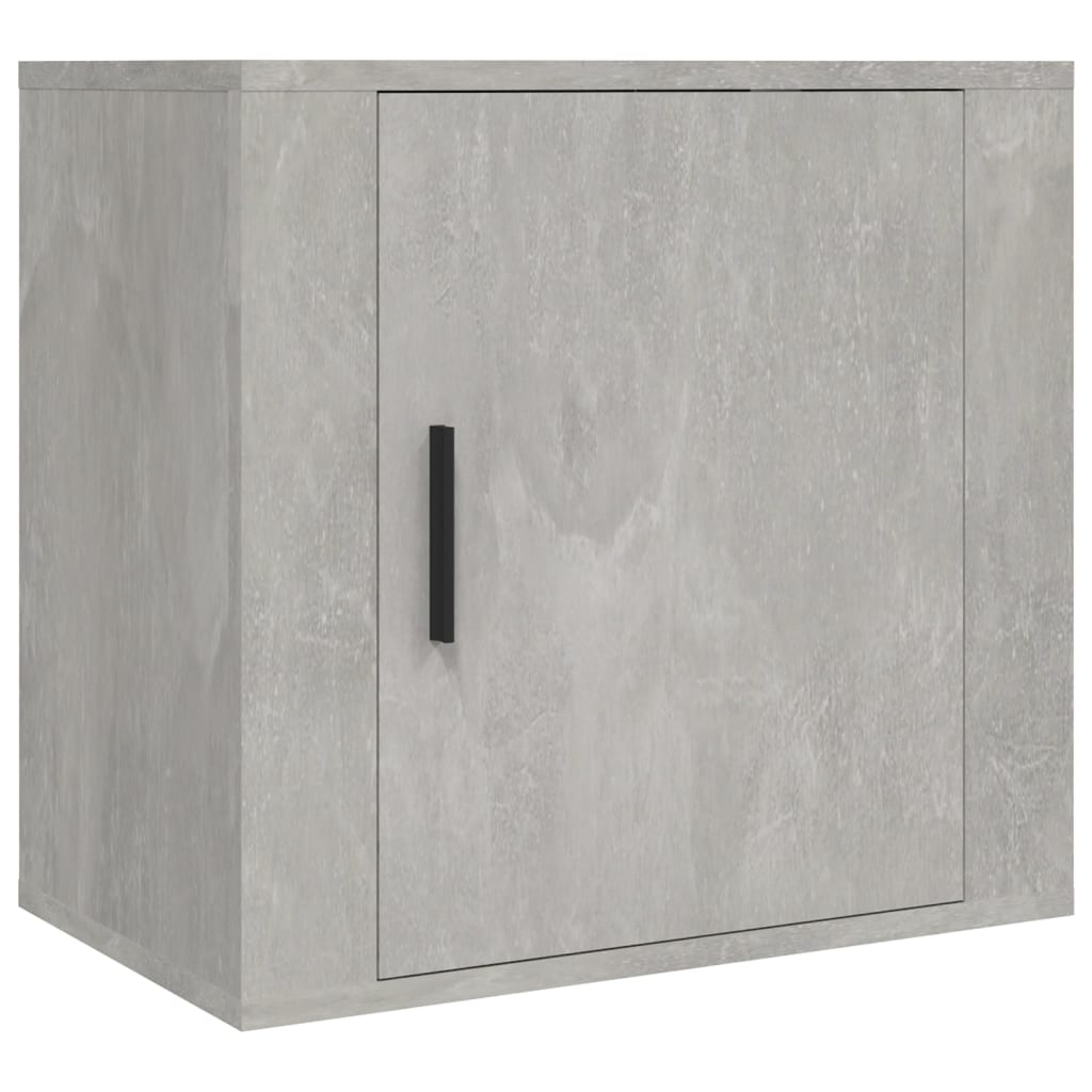 Wall-mounted Bedside Cabinets 2 pcs Concrete Grey 50x30x47 cm