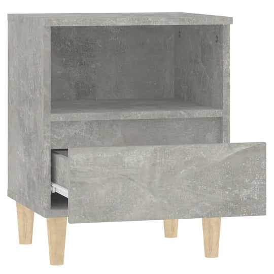 Bedside Cabinets 2 pcs Concrete Grey 40x35x50 cm