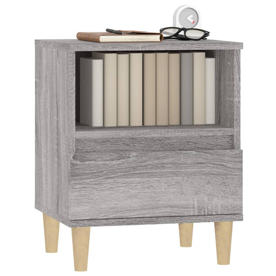 Bedside Cabinets 2 pcs Grey Sonoma 40x35x50 cm