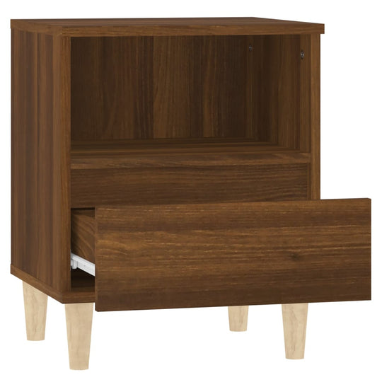 Bedside Cabinets 2 pcs Brown Oak 40x35x50 cm