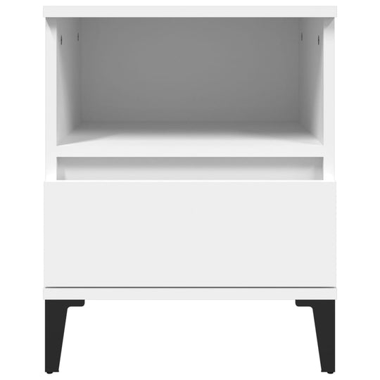 Bedside Cabinets 2 pcs White 40x35x50 cm