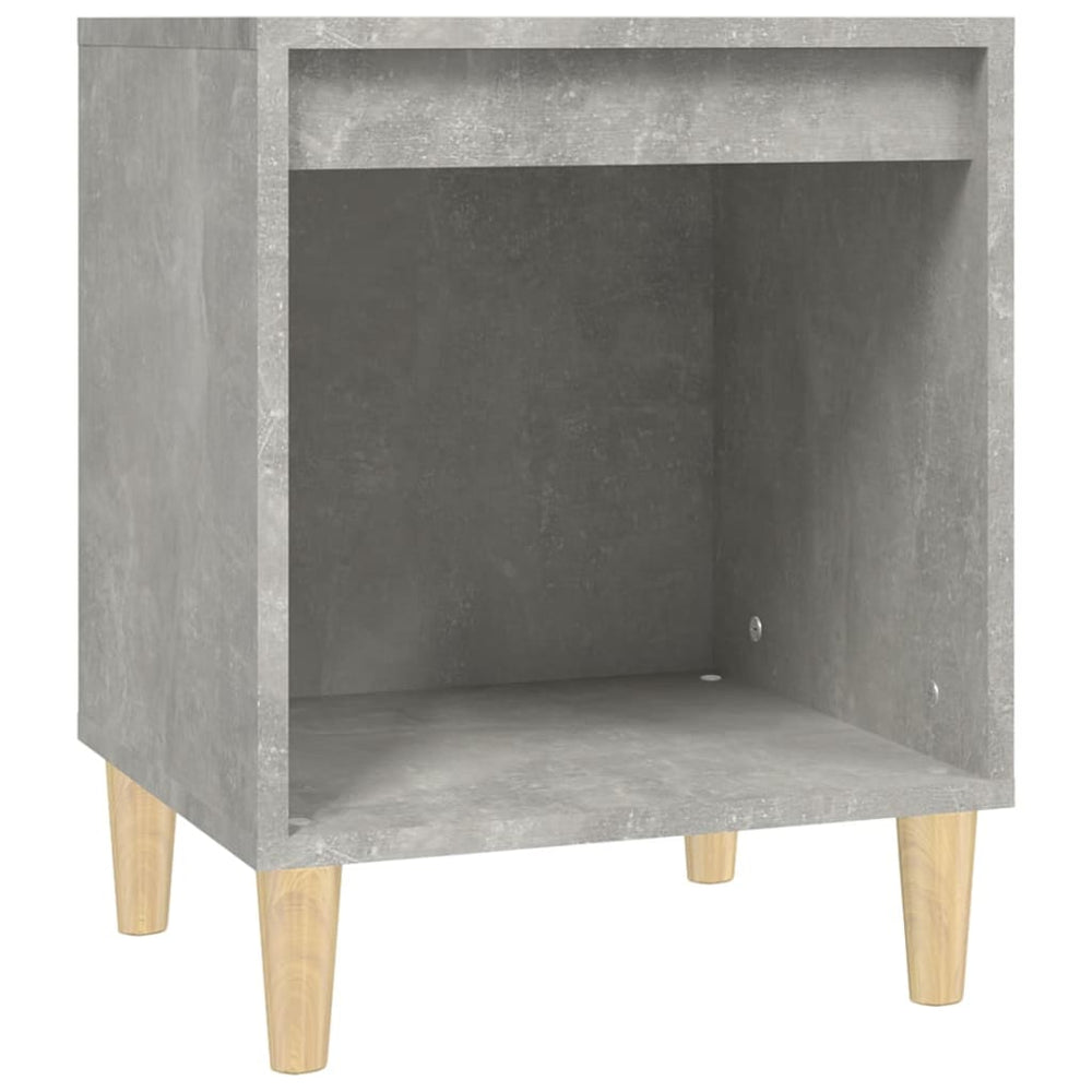 Bedside Cabinet Concrete Grey 40x35x50 cm