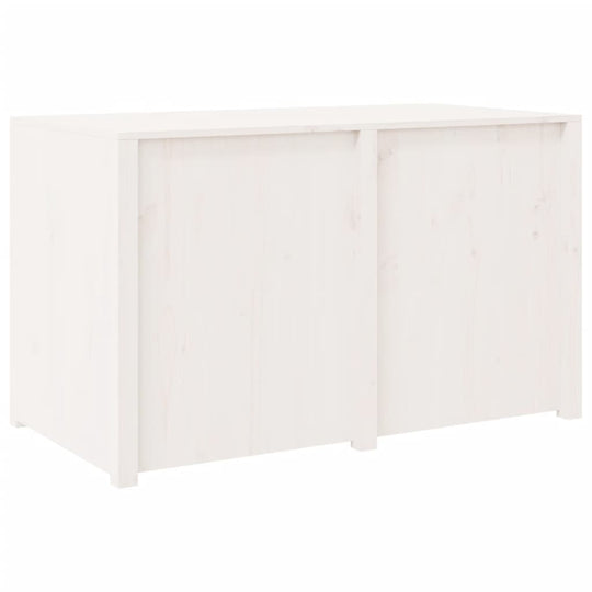 Outdoor Kitchen Cabinet White 106x55x64 cm Solid Wood Pine