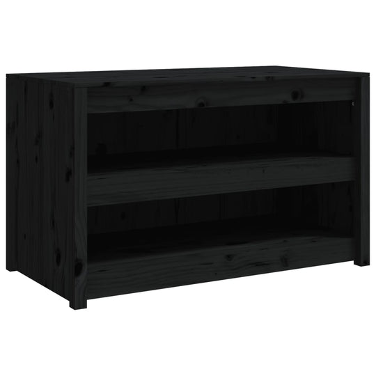 Outdoor Kitchen Cabinet Black 106x55x64 cm Solid Wood Pine