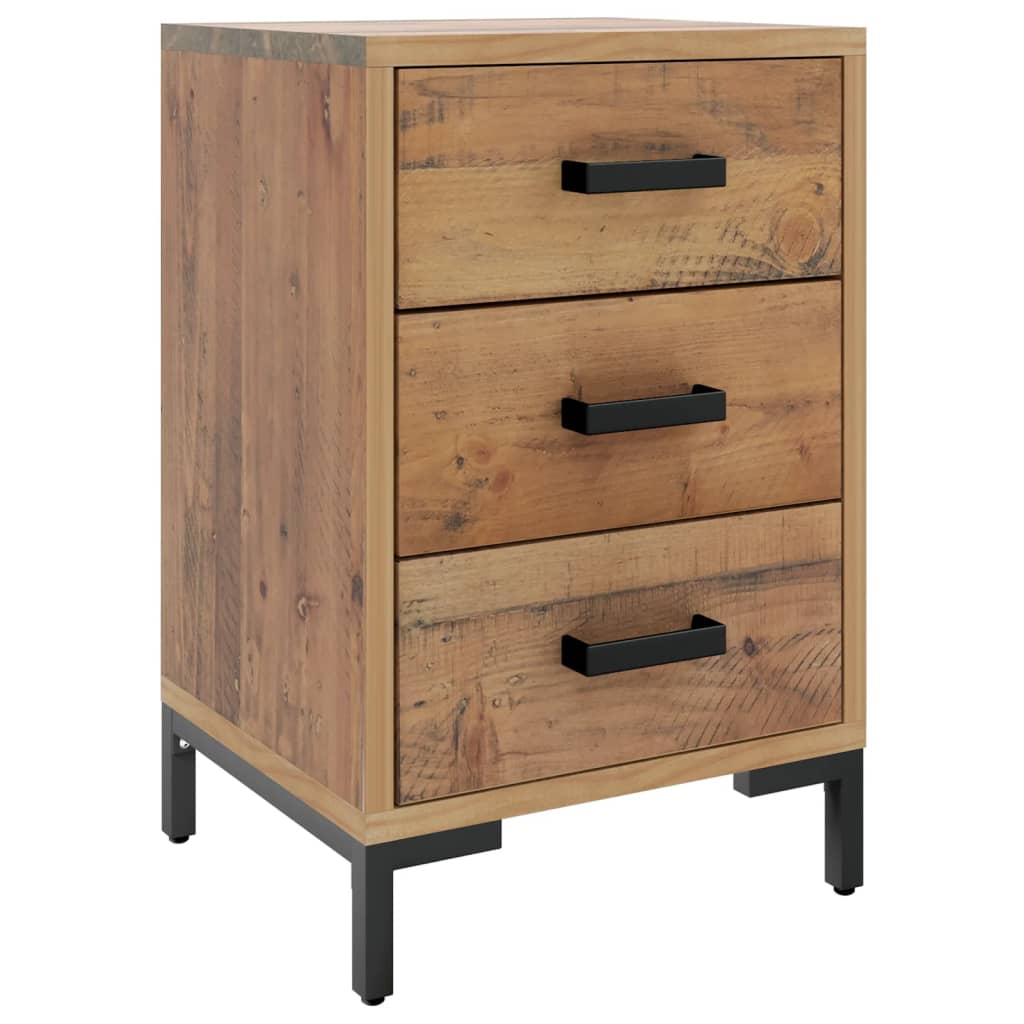 Bedside Cabinets 2 pcs 40x30x55 cm Solid Wood Pine