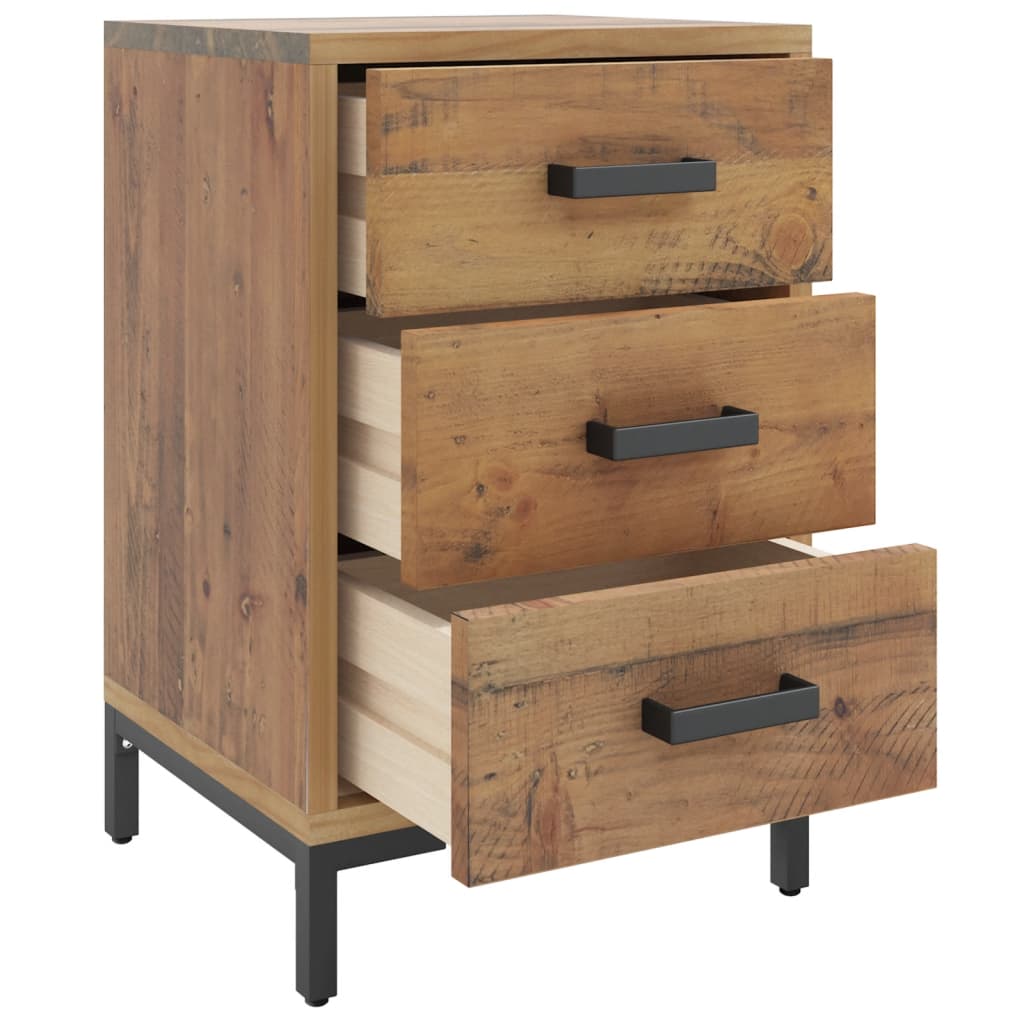 Bedside Cabinets 2 pcs 40x30x55 cm Solid Wood Pine