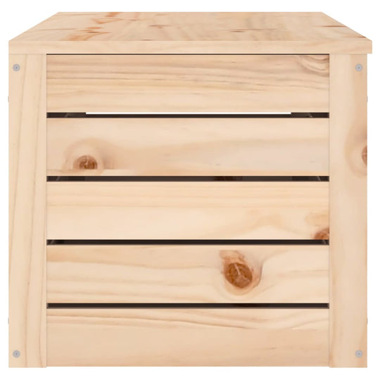 Storage Box 109x36.5x33 cm Solid Wood Pine