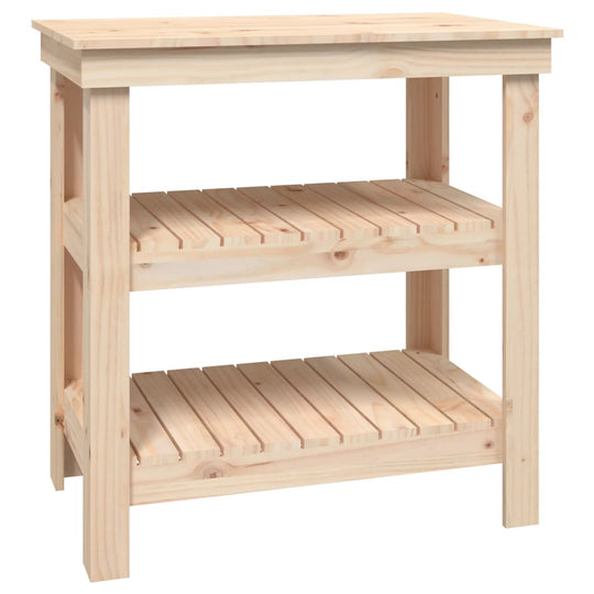 Work Bench 78.5x50x80 cm Solid Wood Pine