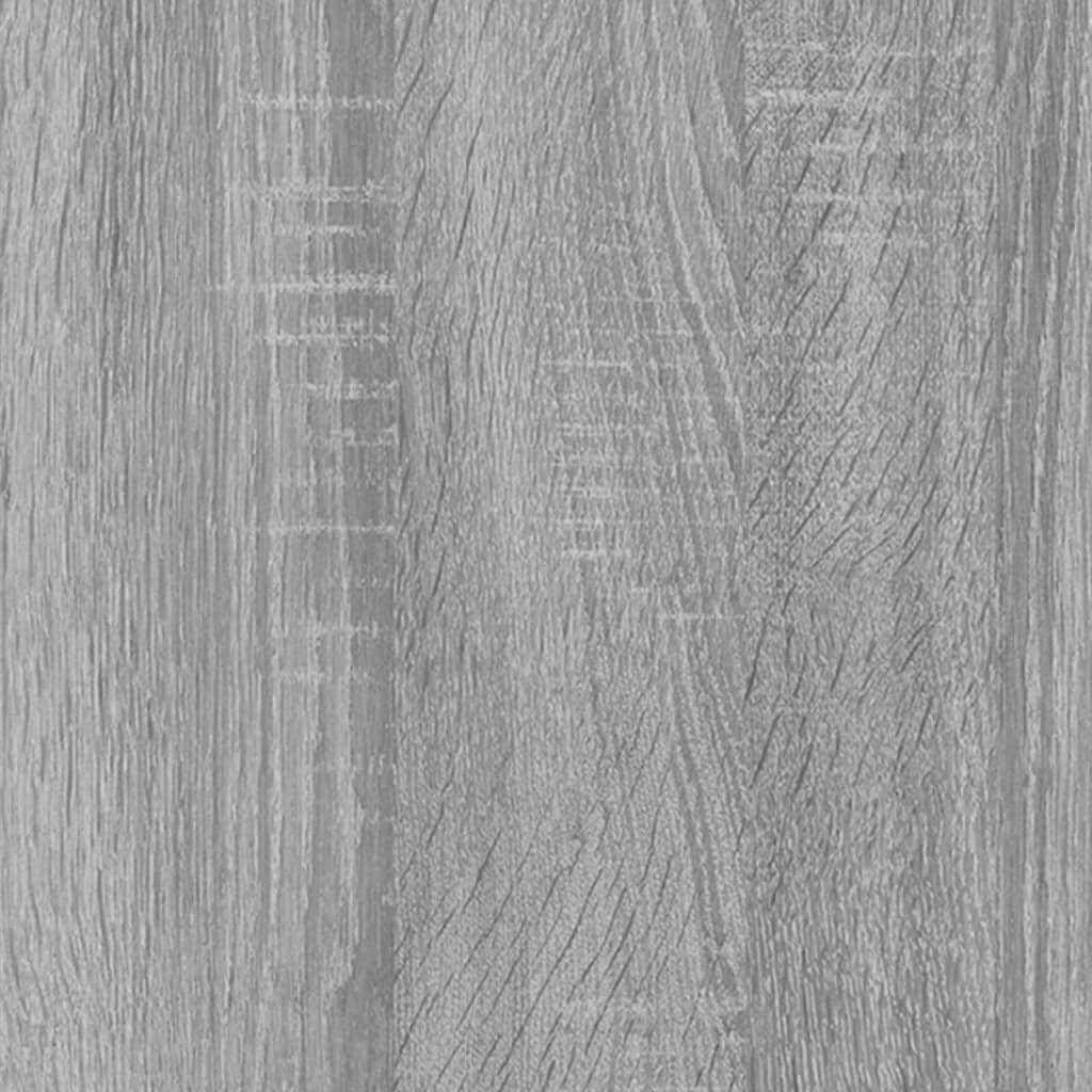 Grey Sonoma engineered wood surface with smooth texture, highlighting the quality and strength for affordable furniture.