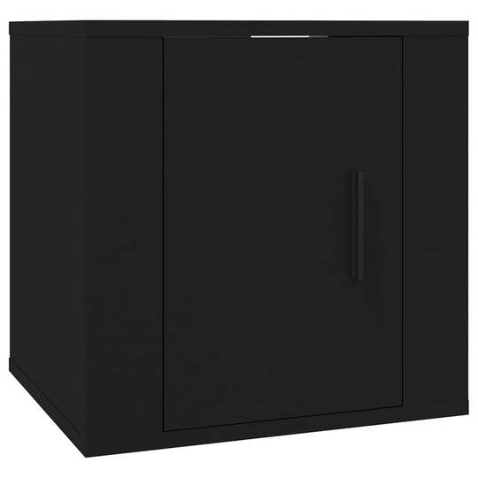 Wall Mounted TV Cabinet Black 40x34.5x40 cm