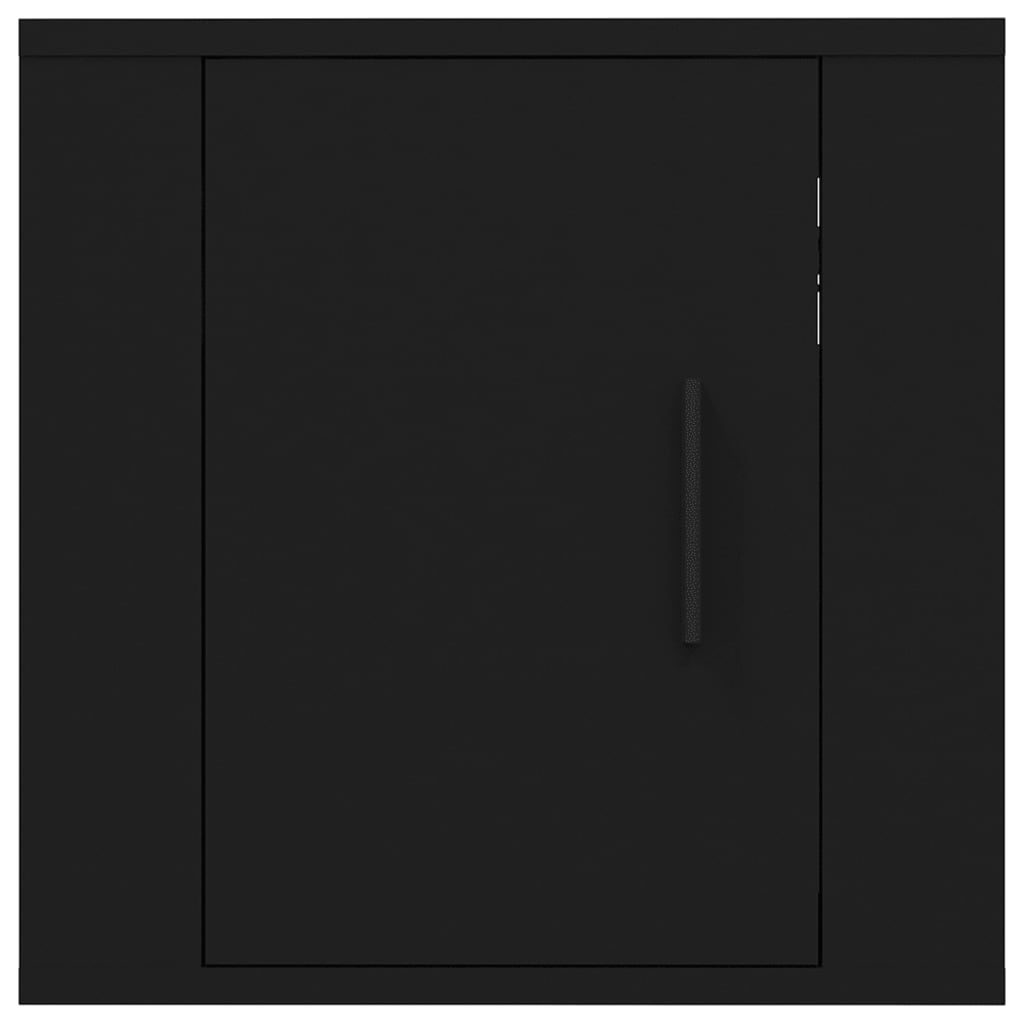 Wall Mounted TV Cabinet Black 40x34.5x40 cm