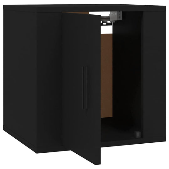 Wall Mounted TV Cabinet Black 40x34.5x40 cm