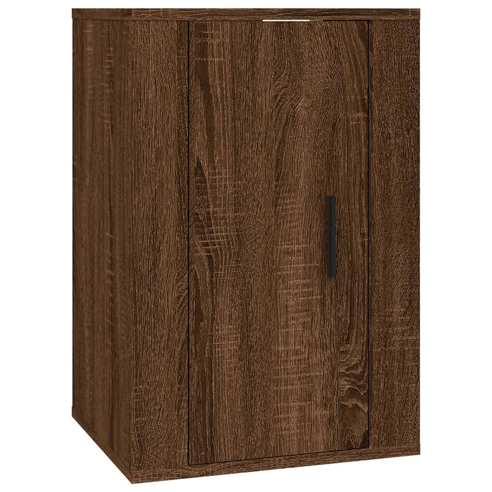 Wall Mounted TV Cabinet Brown Oak 40x34.5x60 cm