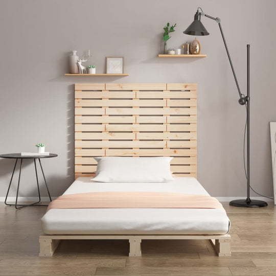 Wall Headboard 141 cm Solid Wood Pine