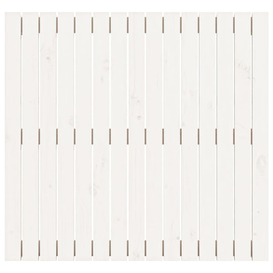 Wall Headboard White 95.5 cm Solid Wood Pine