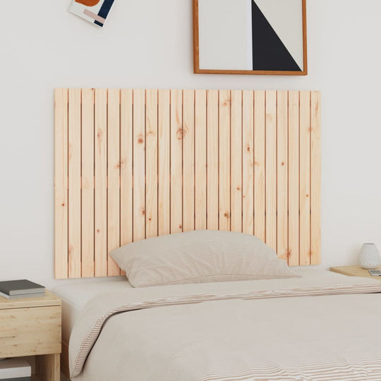 Wall Headboard 140 cm Solid Wood Pine