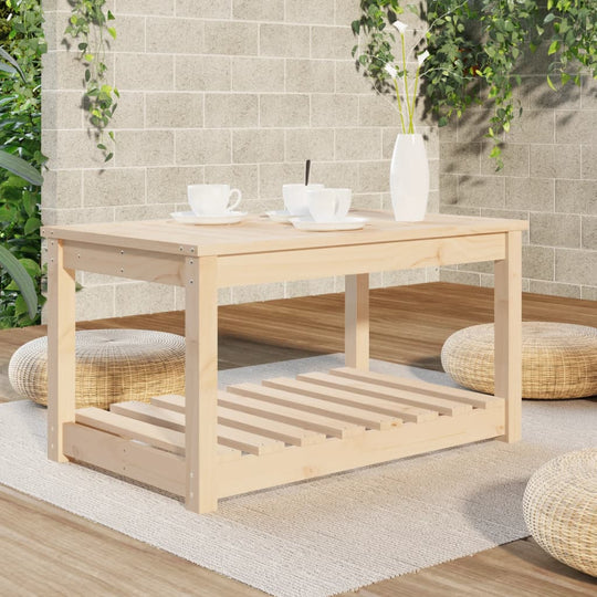 Garden Table 82.5x50.5x45 cm Solid Wood Pine