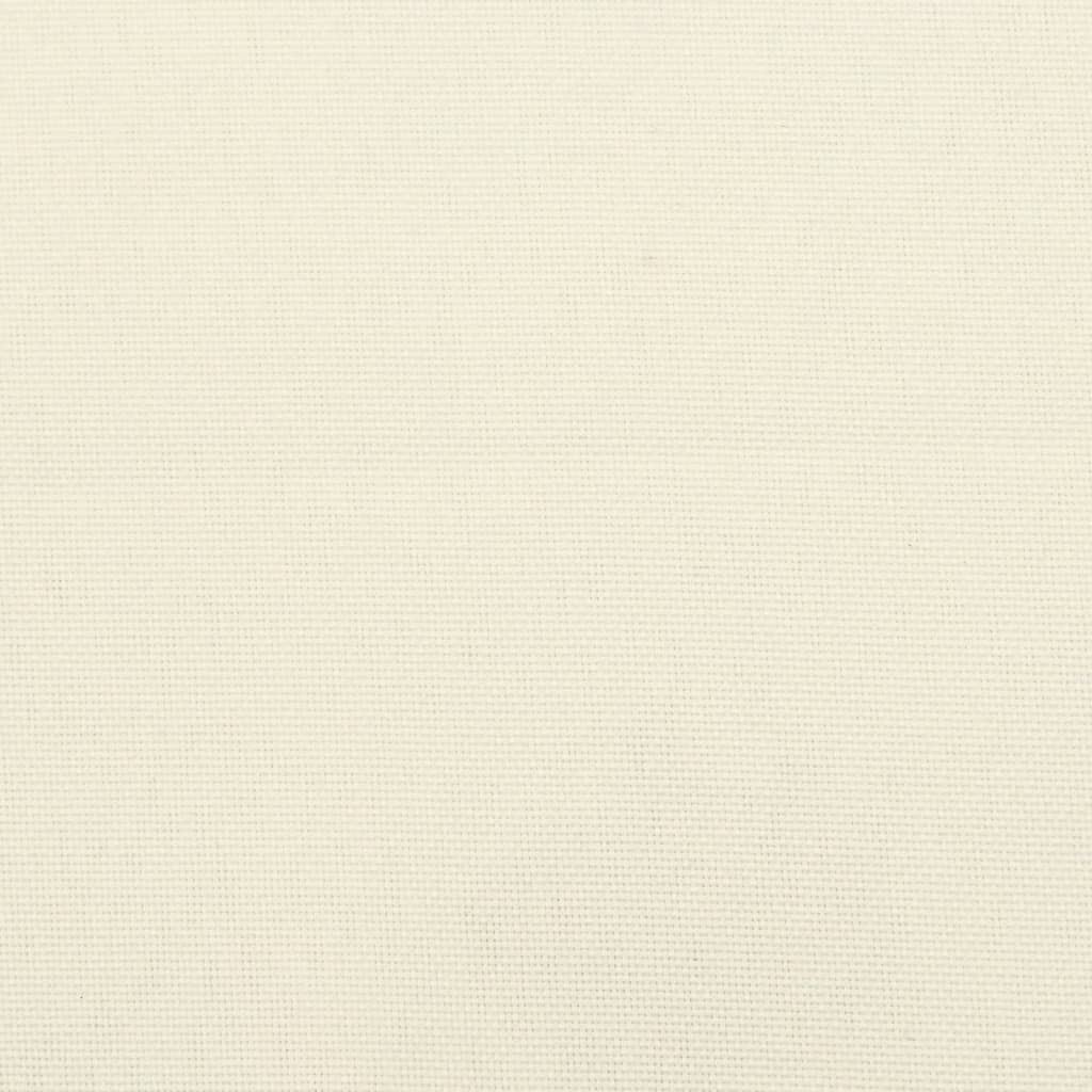 Close-up of cream white oxford fabric texture used for affordable and quality 50x50x7 cm chair cushions.